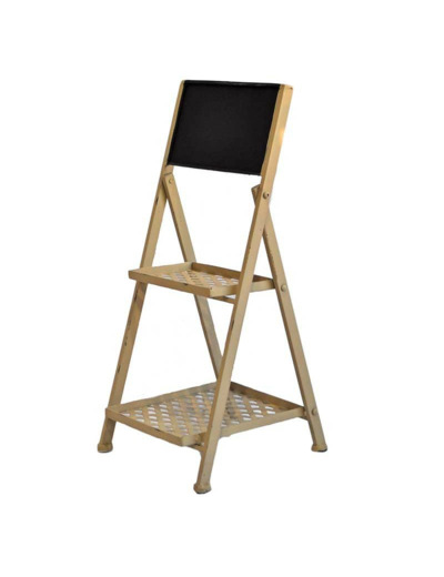 Etagères à plantes avec écriteau 63x28x29 cm