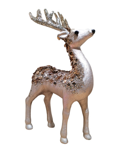Cerf doré décoration de Noël