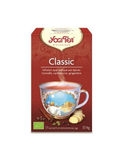 Infusion ayurvédique épicée classic Yogi tea 17 sachets