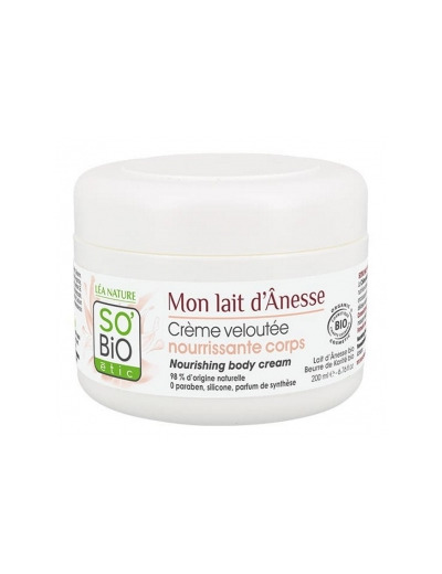 Crème Corps veloutée nourrissante Mon lait d'ânesse 200ml