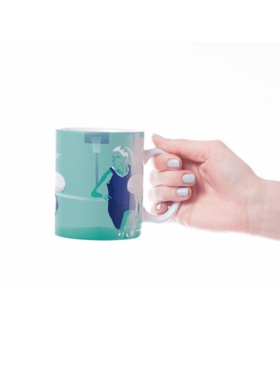 Tasse ou mug de basketball "Axelle fait du basket" - Personnalisable