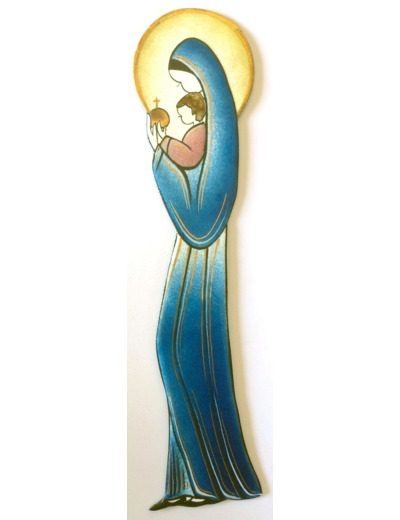 Vierge du chemin  22cm - EMAUX DU LIBAN