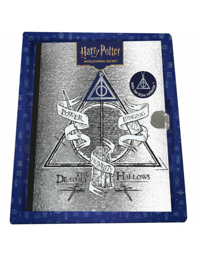 HARRY POTTER - MON JOURNAL SECRET RELIQUES DE LA MORT AVEC PENDENTIF