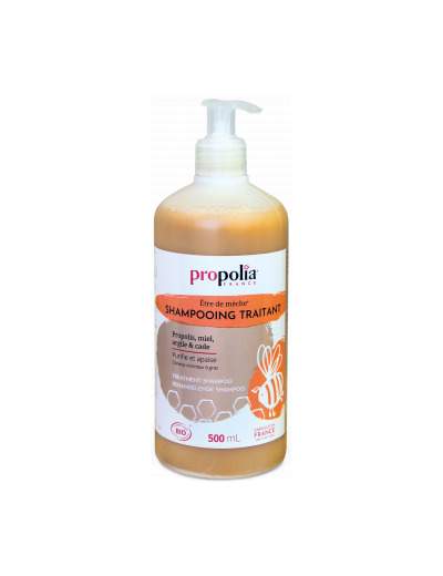 Shampoing Traitant Bio Propolis Miel Argile et Cade 500ml