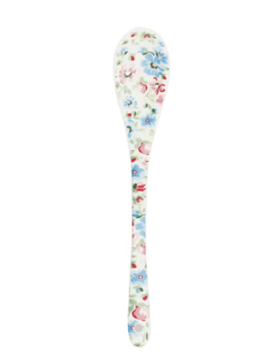 Cuillère en porcelaine fleurie Louisa Greengate