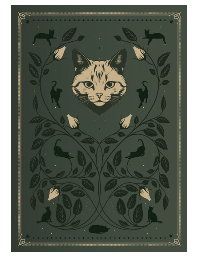 Grimoire vierge chat