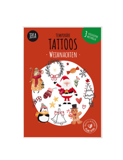 Tatouages Vegan Jeka - Noël