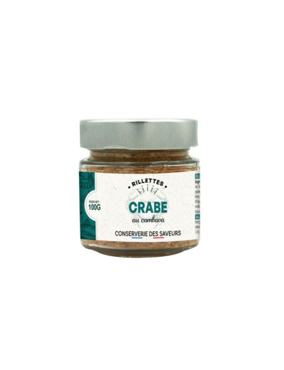 Rillettes de Crabe au Combava 100G