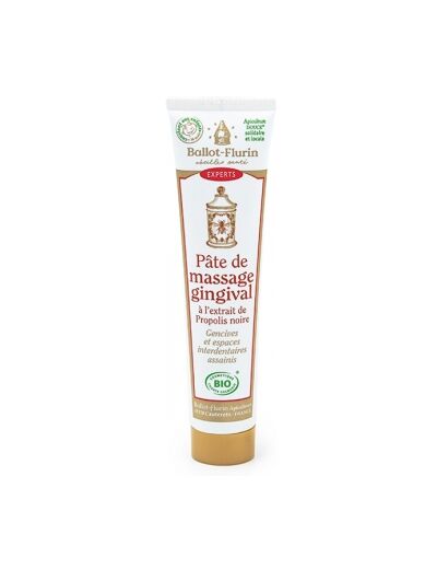 Pâte de Massage Gingival à l'extrait de propolis noire 75ml