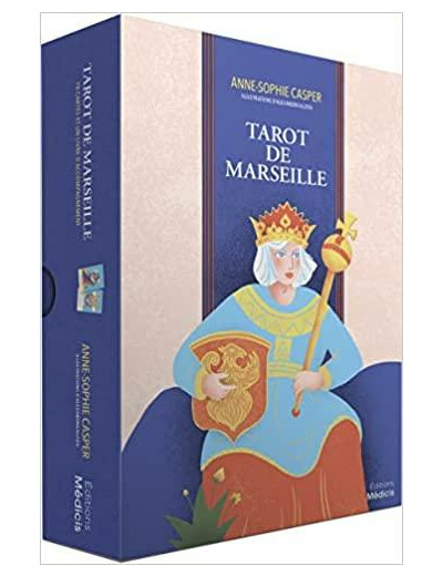 Tarot de Marseille. Coffret avec 78 cartes et un livret