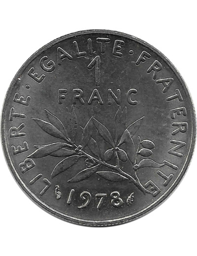 FRANCE 1 FRANC ROTY 1978 SUP/NC