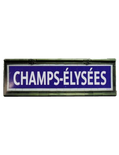 Mini plaque métro Champs-Elysées