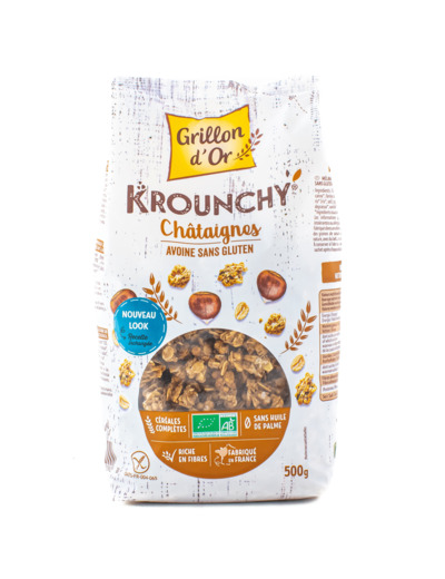 Céréales Déjeuner Krounchy Châtaigne Bio 500g