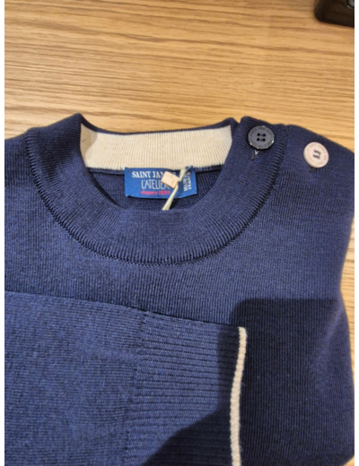Pull marin en laine Rives