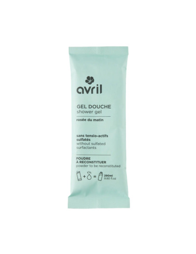 Gel douche à reconstituer parfum rosée du matin (recharge)