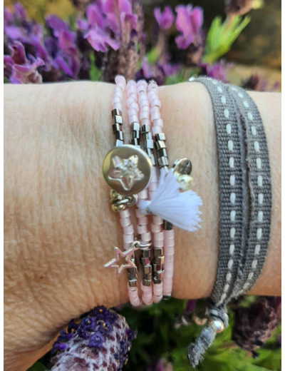 BRACELET MULTIRANGS SHOOTING STAR