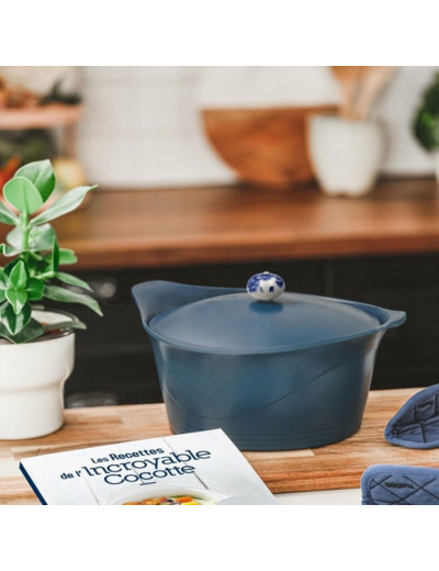 MA JOLIE COCOTTE BLEU  24CM