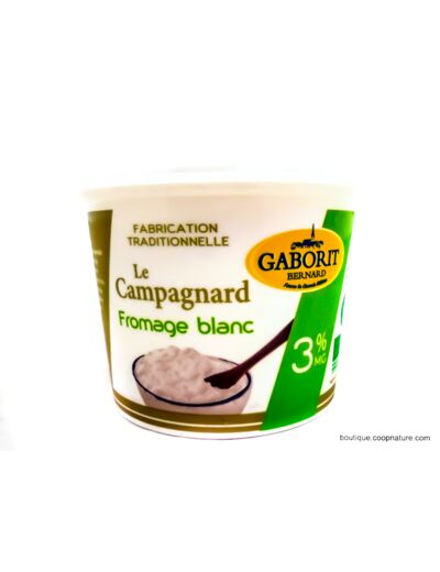 Le Campagnard Fromage Blanc 3% Bio 500g