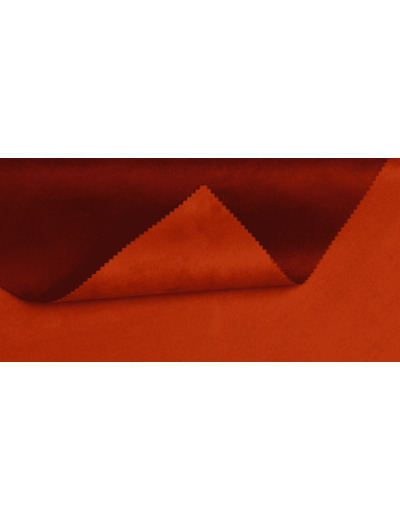 Alaska ORANGE BRIQUE 140cm siège-occultant-réversible-phonique-thermique-antitac