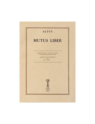 Mutus Liber