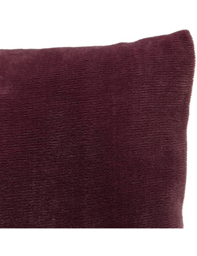 Atmosphera - Coussin ollis Aubergine 38x38cm