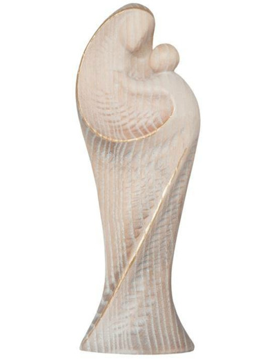 Vierge de la MEDITATION en bois 11cm- BLANCHE