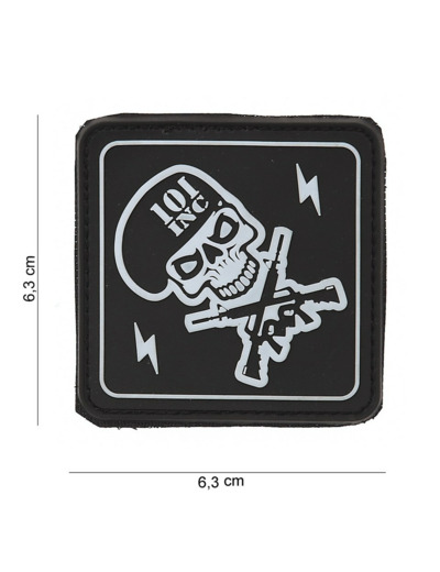 Badge PVC 101 Inc Tête de mort