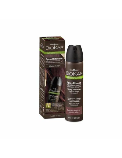 Spray retouche châtain acajou-75ml-Biokap