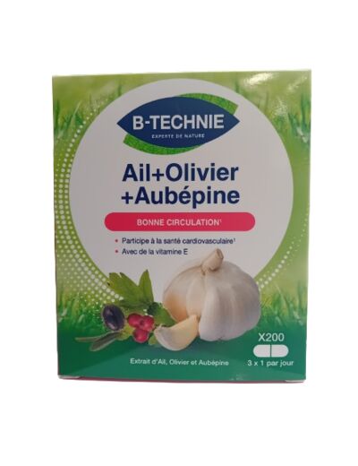 Tensifit-Ail+Olivier+Aubépine-80 capsules-B-Technie