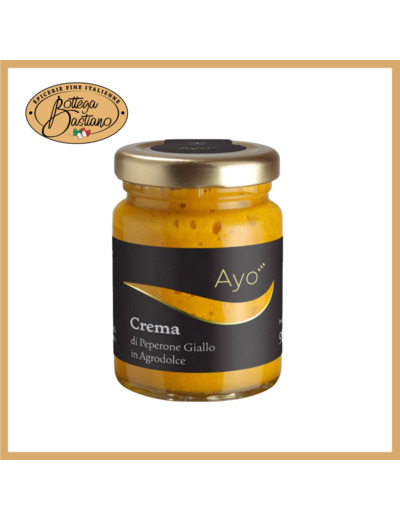 Crème de poivron jaune aigre doux 95g