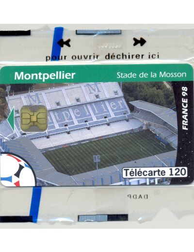 TELECARTE NSB 120 UNITES 06/98 MONTPELLIER STADE DE LA MOSSON F 877