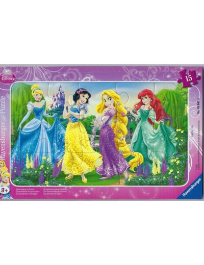 PUZZLE 15 PIECES LA PROMENADE DES PRINCESSES de chez RAVENSBURGER NEUF