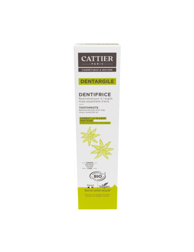 Dentifrice Dentargile reminéralisant à l'Anis anti tartre 75ml