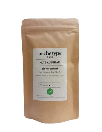 Nuit au rihad-Thé vert parfumé-100g-Archetype Tea