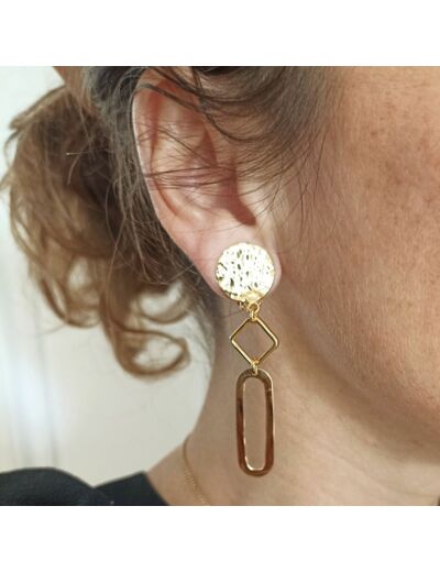 Boucles d'oreilles Cassandre à clip