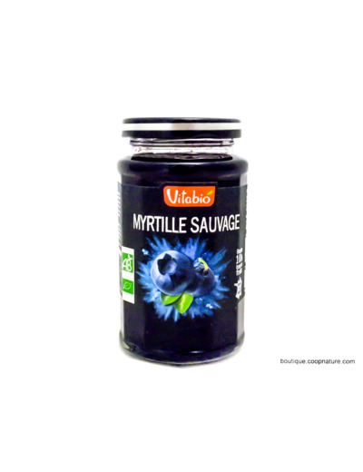 Délice de Fruits Myrtilles Sauvages Bio 290g