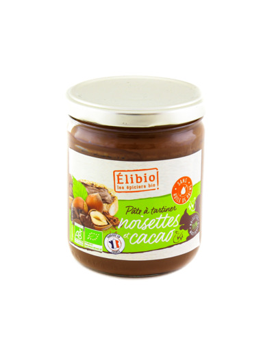 Pâte à Tartiner Noisettes et Cacao Bio 400g