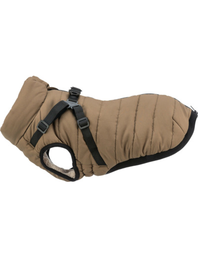 TRIXIE, Manteau PIROU d'hiver avec harnais intégré (sable)