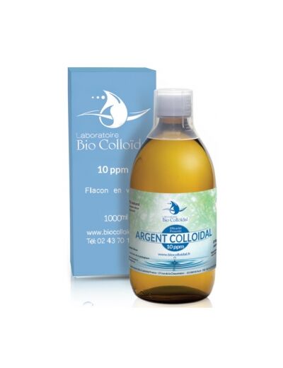 Argent Colloïdal 10 PPM 1litre