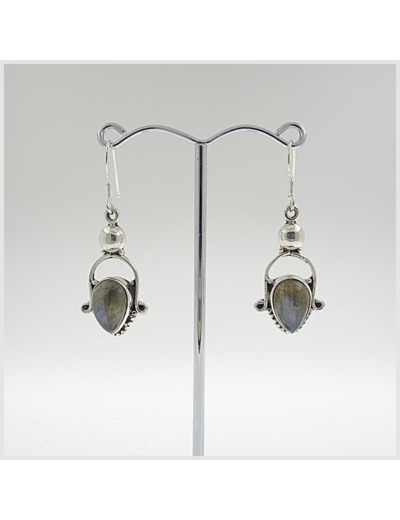 Boucles d'oreilles Labradorite