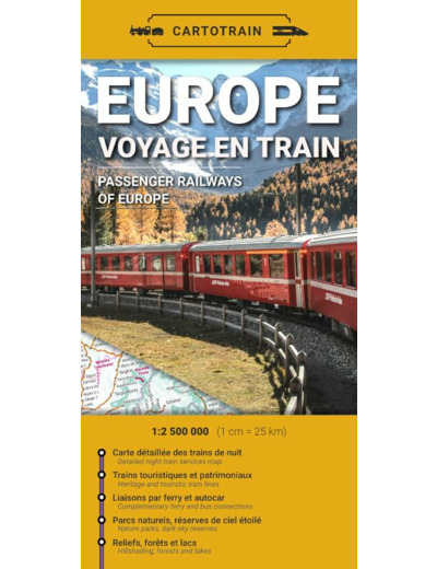 EUROPE - VOYAGE EN TRAIN - EDITION BILINGUE