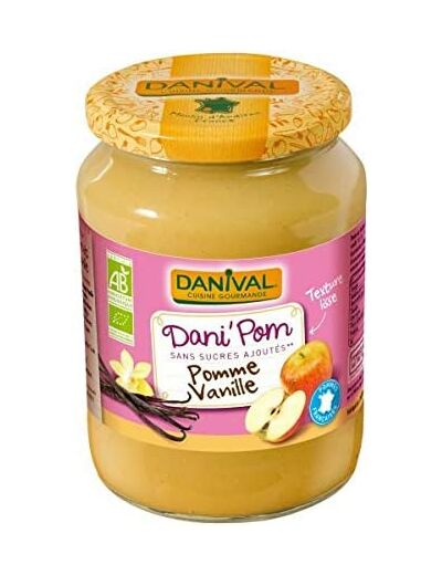 Puree pomme vanille 700g Dani pom