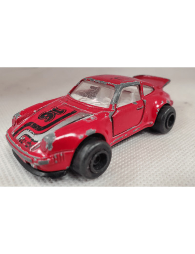 PORSCHE TURBO ROUGE MAJORETTE 1/57 SANS BOITE