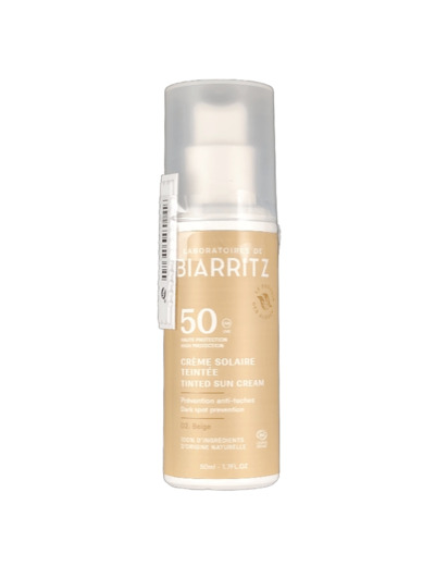 Crème Solaire Teintée Visage SPF50 Beige 50ml