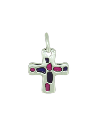 Croix 16mm en Argent 925 - VITRAIL